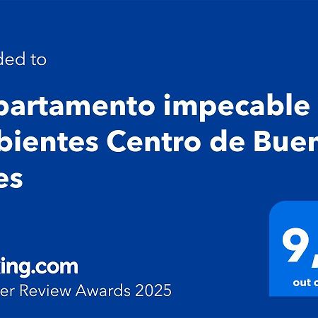 Departamento Impecable 2 Ambientes Centro De Buenos Aires Leilighet Eksteriør bilde